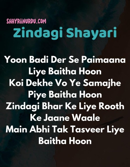 Zindagi Shayari