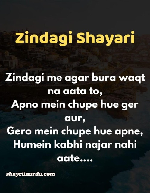 Zindagi Shayari